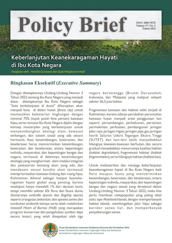 Keberlanjutan Keanekaragaman Hayati di Ibu Kota Negara